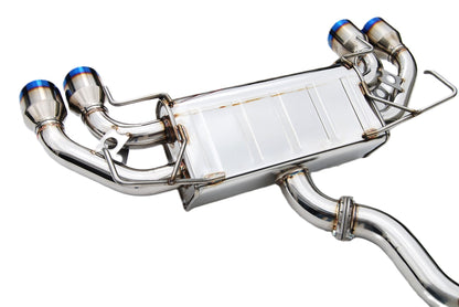 Invidia 08-14 Subaru STI 11-14 WRX Hatchback Q300 Quad Titanium tip Cat-back Exhaust