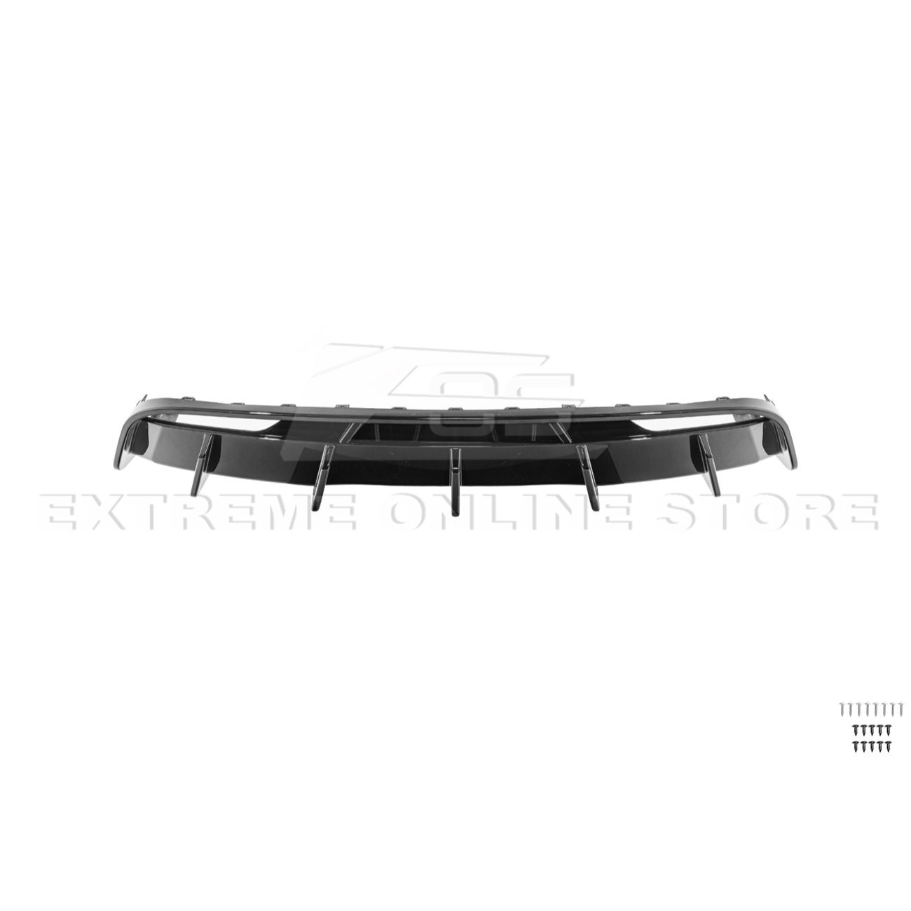 2024-Up Tesla Model 3 Performance Style Rear Bumper Diffuser Lip - DIFF-1133-ABS
