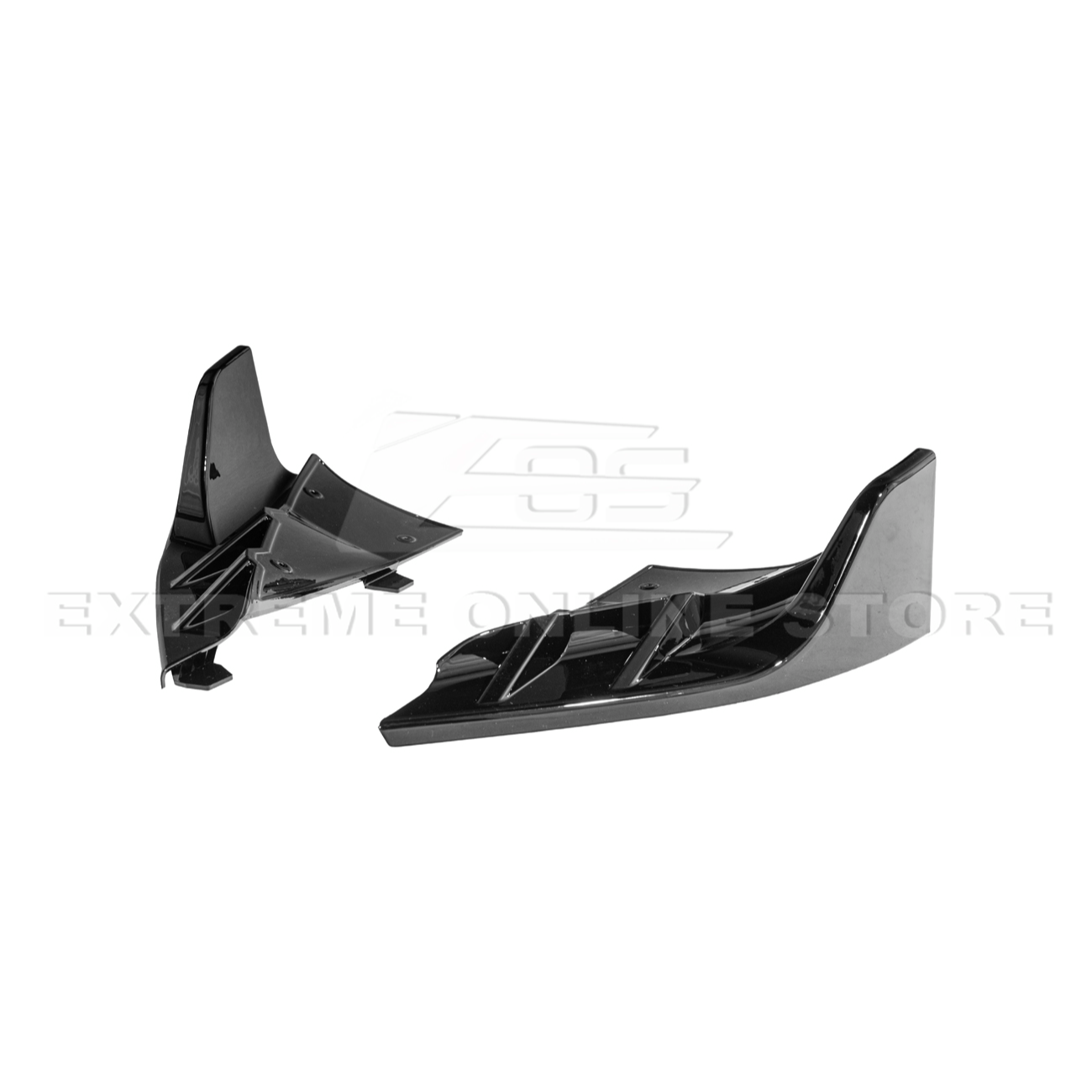 2024-Up Tesla Model 3 Performance Style Rear Bumper Diffuser Lip - DIFF-1133-ABS