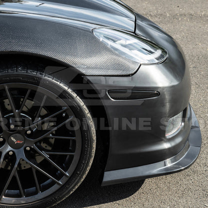2005-13 Corvette C6 | ZR1 Style Primed Full Front Bumper Cover Lip