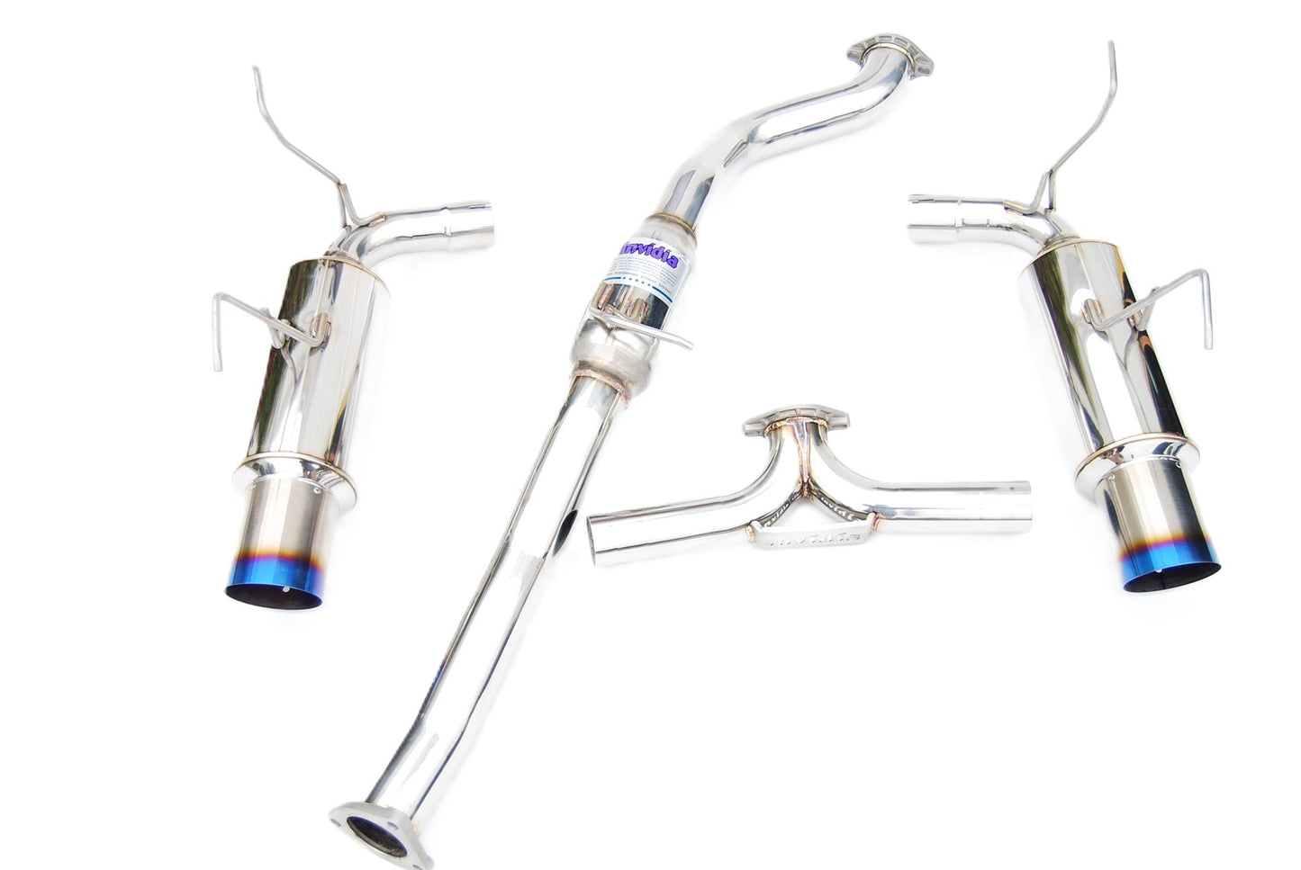 Invidia 00-09 Honda S2000 Dual N1 Titanium tip Cat-back Exhaust
