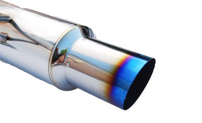 Invidia 08-14 Subaru WRX Sedan Single Racing Titanium tip Cat-back Exhaust