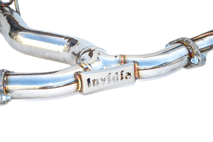 Invidia 15-21 Subaru WRX/STI Sedan Gemini R400 Titanium Tips Cat-Back Exhaust