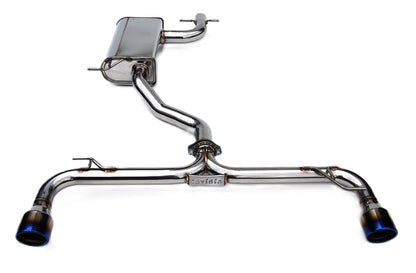 Invidia 09-13 VW Golf MK6 GTI Q300 Rolled Titanium Tips Cat-Back Exhaust