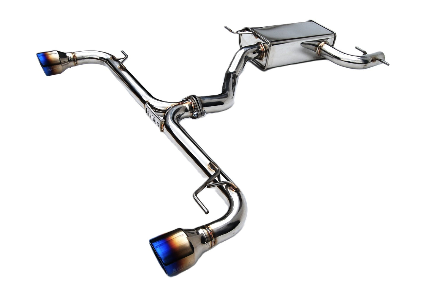 Invidia 09-13 VW Golf MK6 GTI Q300 Rolled Titanium Tips Cat-Back Exhaust