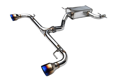 Invidia 09-13 VW Golf MK6 GTI Q300 Rolled Titanium Tips Cat-Back Exhaust