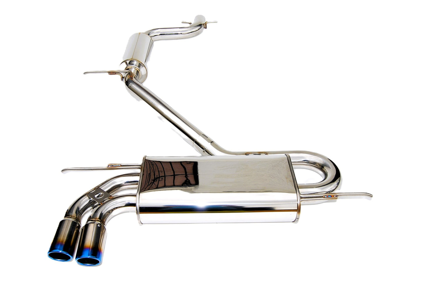 Invidia 05-08 VW Golf GTI MK5 Q300 Rolled Titanium Tips Cat-back Exhaust