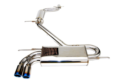 Invidia 05-08 VW Golf GTI MK5 Q300 Rolled Titanium Tips Cat-back Exhaust