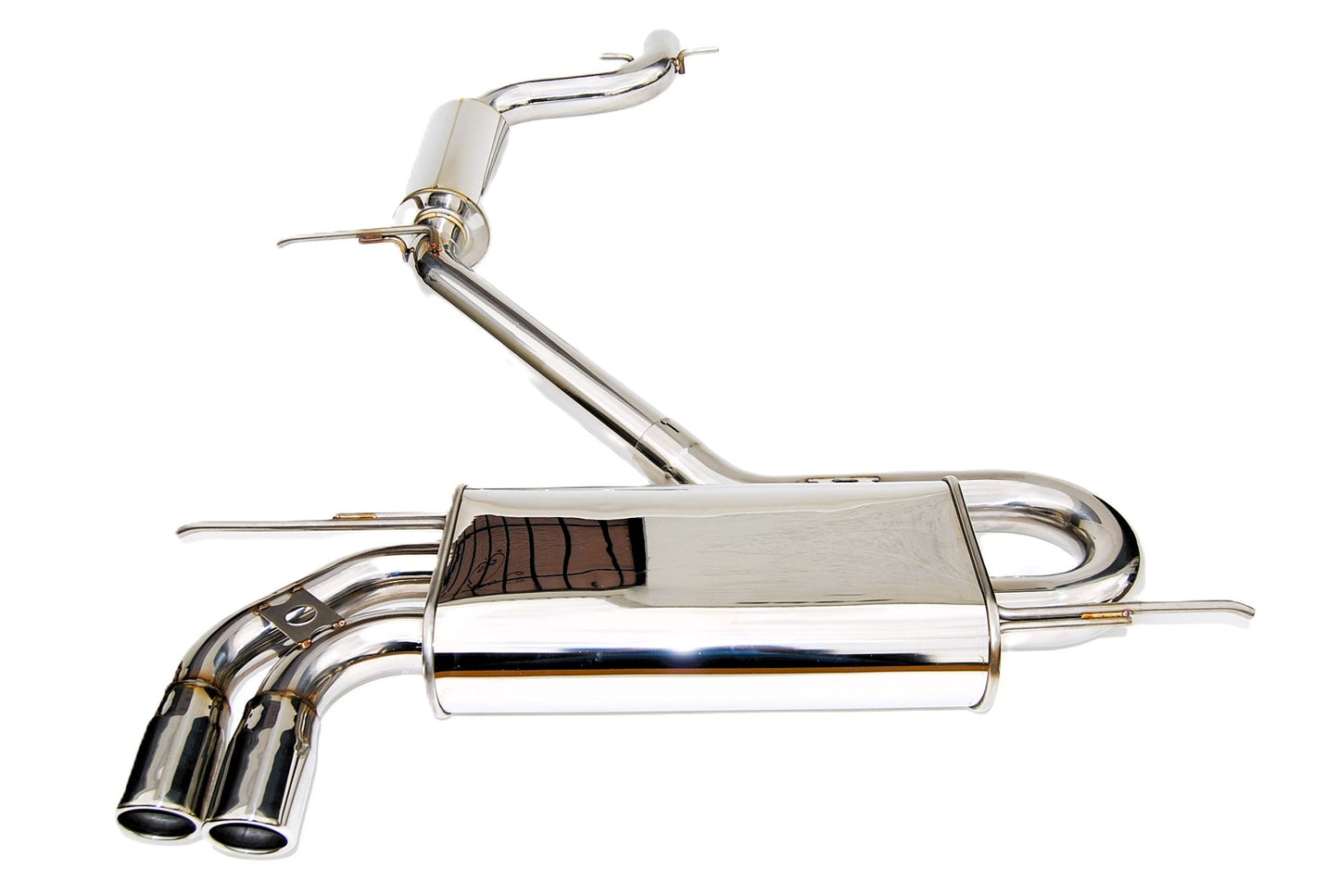 Invidia 05-08 VW Golf GTI MK5 Q300 Rolled S.S.Tips Cat-back Exhaust