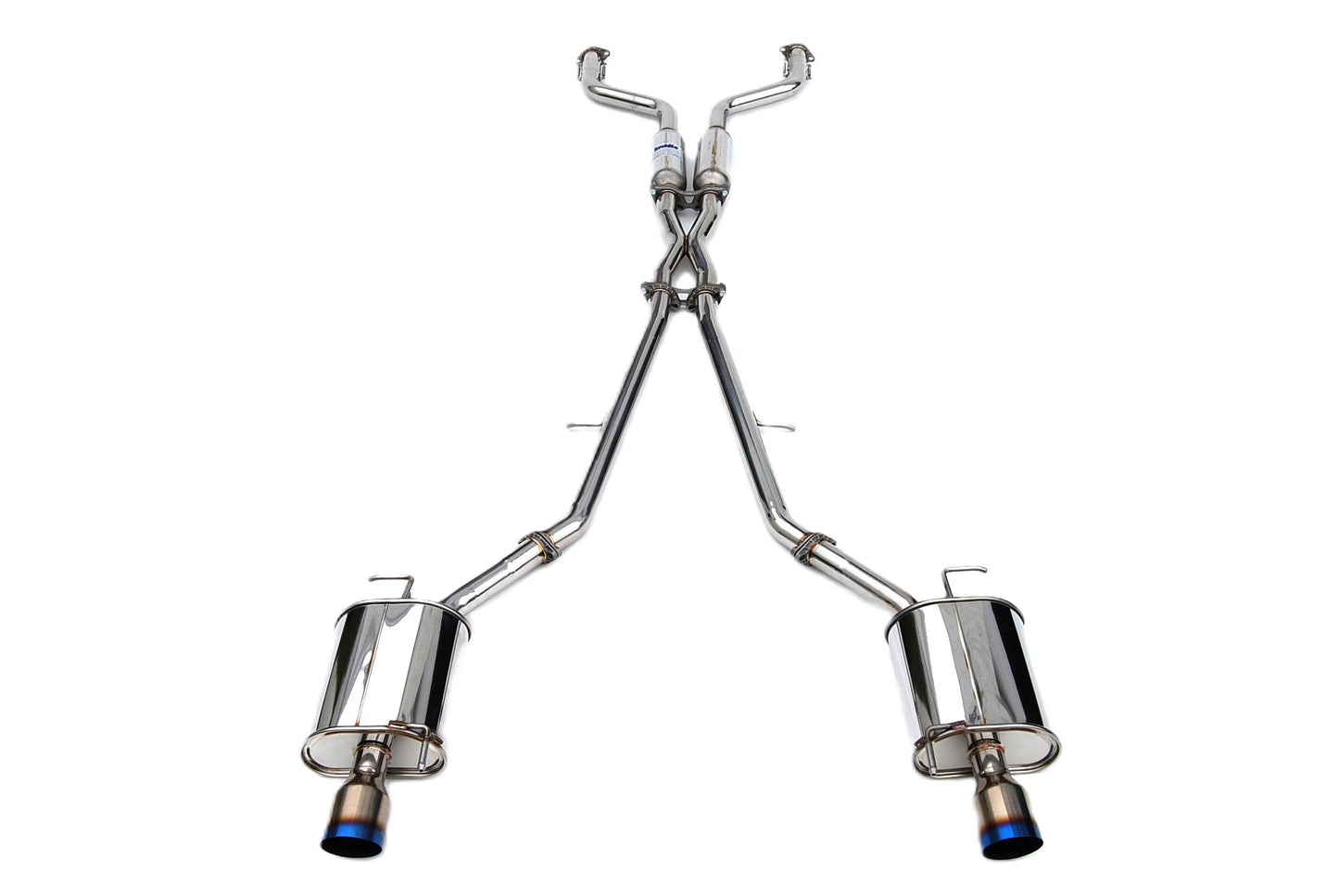 Invidia 07-Up Infiniti G35/G37 Sedan Q300 Dual Single Layer Titanium tip Cat-back Exhaust