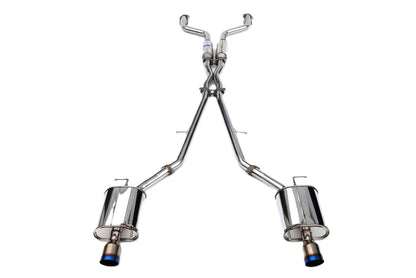 Invidia 07-Up Infiniti G35/G37 Sedan Q300 Dual Single Layer Titanium tip Cat-back Exhaust