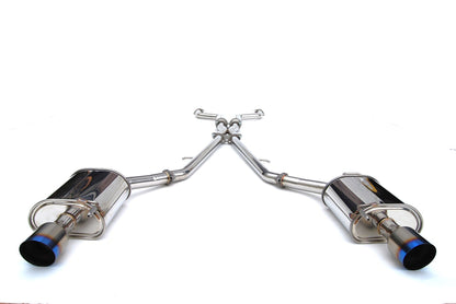 Invidia 07-Up Infiniti G35/G37 Sedan Q300 Dual Single Layer Titanium tip Cat-back Exhaust