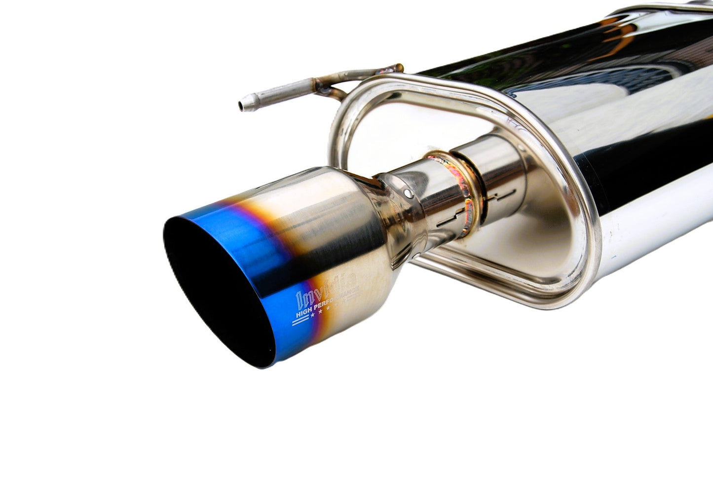 Invidia 07-Up Infiniti G35/G37 Sedan Q300 Dual Single Layer Titanium tip Cat-back Exhaust