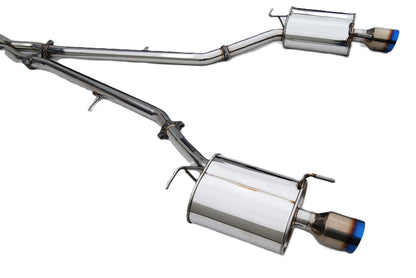 Invidia 07-Up Infiniti G35/G37 Sedan Q300 Dual Single Layer Titanium tip Cat-back Exhaust