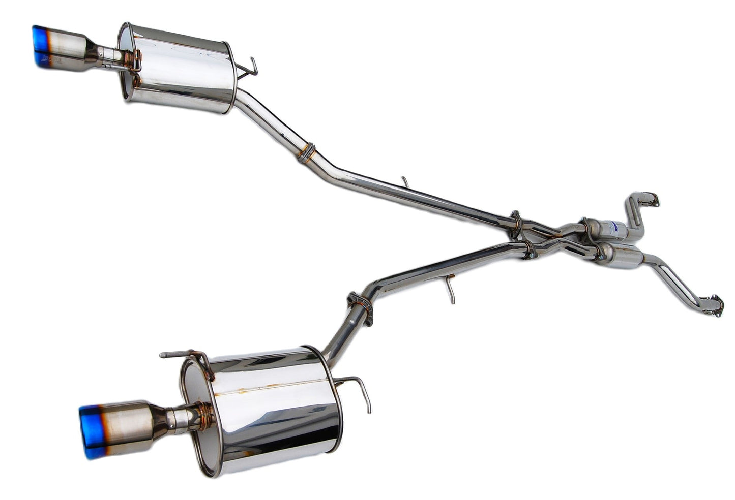 Invidia 07-Up Infiniti G35/G37 Sedan Q300 Dual Rolled Titanium tip Cat-back Exhaust