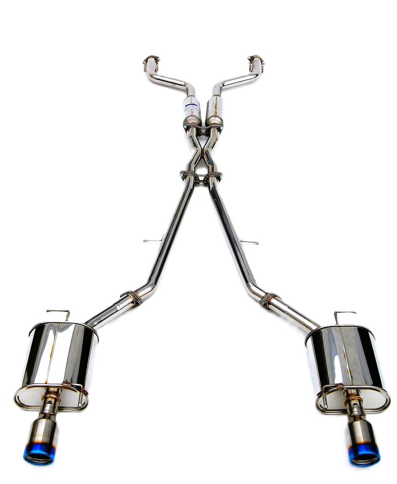 Invidia 07-Up Infiniti G35/G37 Sedan Q300 Dual Rolled Titanium tip Cat-back Exhaust