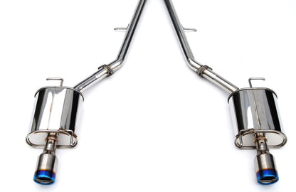 Invidia 07-Up Infiniti G35/G37 Sedan Q300 Dual Rolled Titanium tip Cat-back Exhaust