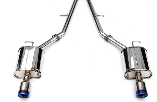 Invidia 07-Up Infiniti G35/G37 Sedan Q300 Dual Rolled Titanium tip Cat-back Exhaust