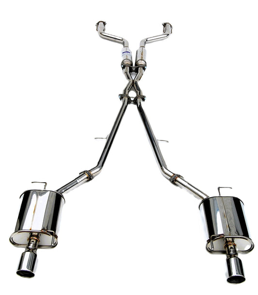 Invidia 07-Up Infiniti G35/G37 Sedan Q300 Dual Rolled S.S.Tips Cat-back Exhaust