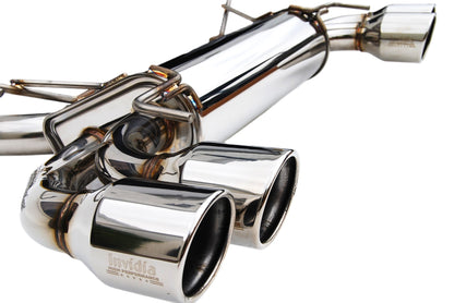 Invidia 08-14 Subaru STI 11-14 WRX Hatchback Q300 Quad S.S.tips Cat-back Exhaust