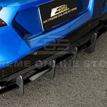 Corvette C8 Stingray DRY CARBON FIBEr Add-On Rear Diffuser Fin