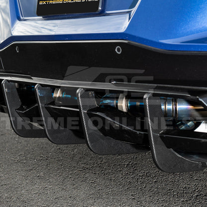 Corvette C8 Stingray DRY CARBON FIBEr Add-On Rear Diffuser Fin