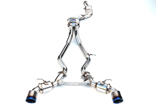 Invidia 19-Up Toyota Supra 3.0T Dual N1 Rolled Titanium tips Cat-back Exhaust