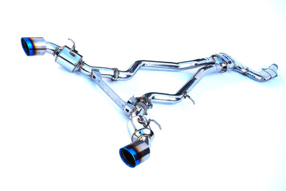 Invidia 19-Up Toyota Supra 3.0T Dual N1 Rolled Titanium tips Cat-back Exhaust