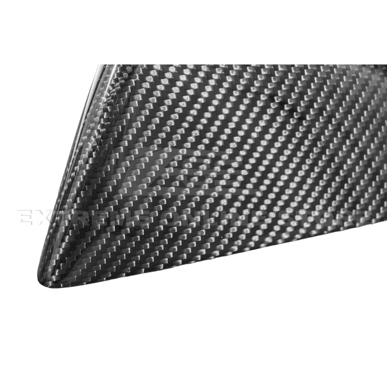 2024-Up Tesla Model 3 Dry Carbon Fiber Tape On Side Mirror Cap Covers Pair - MC-1280-BKCF