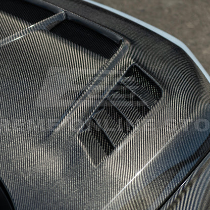 2022-Up Honda Civic JDM Varis Style Front Vented Bumper Hood