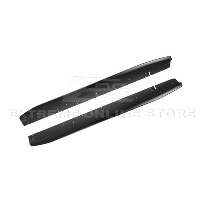 2022-Up Toyota GR86 AS Style ABS Plastic Matte Black Front Splitter Side Skirt