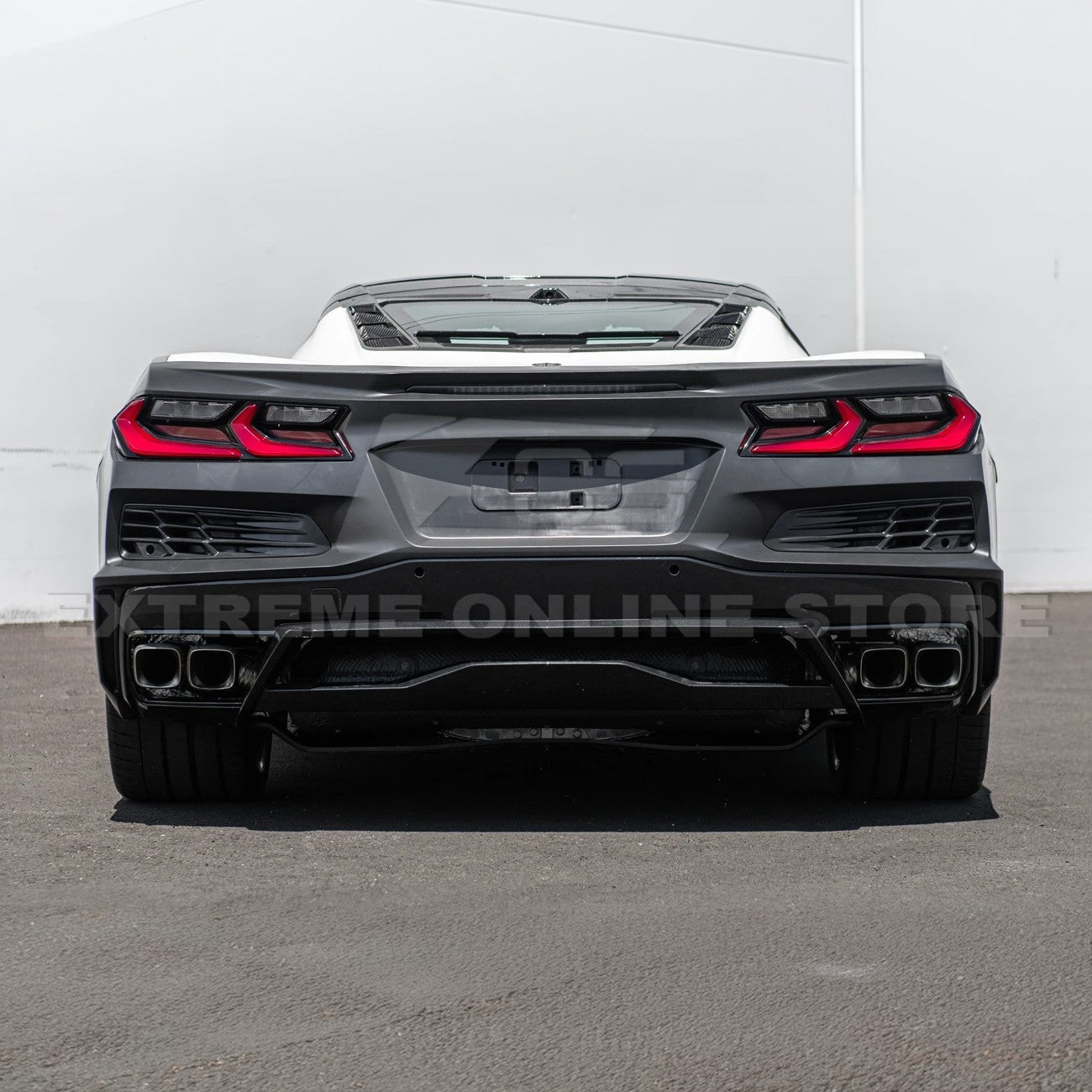 Corvette C8 Stingray Rear Bumper & Spoiler Kit [Z06 Conversion Package]
