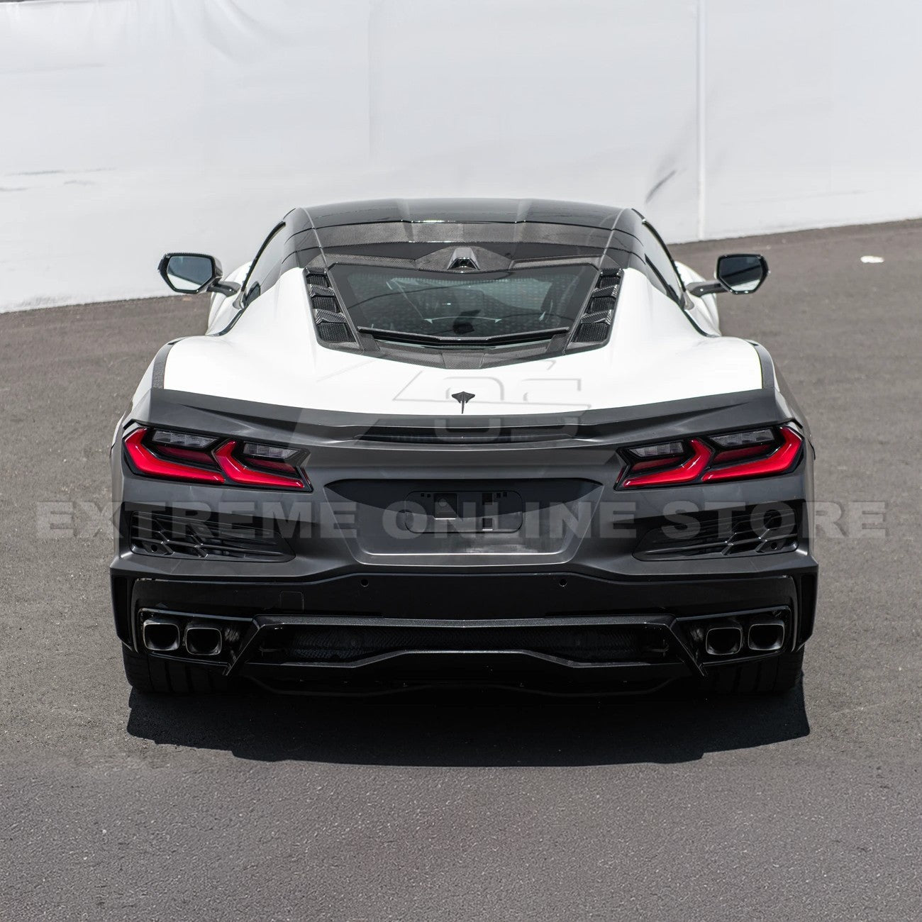 Corvette C8 Stingray Rear Bumper & Spoiler Kit [Z06 Conversion Package]