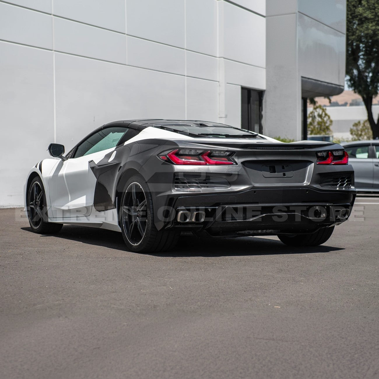 Corvette C8 Stingray Rear Bumper & Spoiler Kit [Z06 Conversion Package]