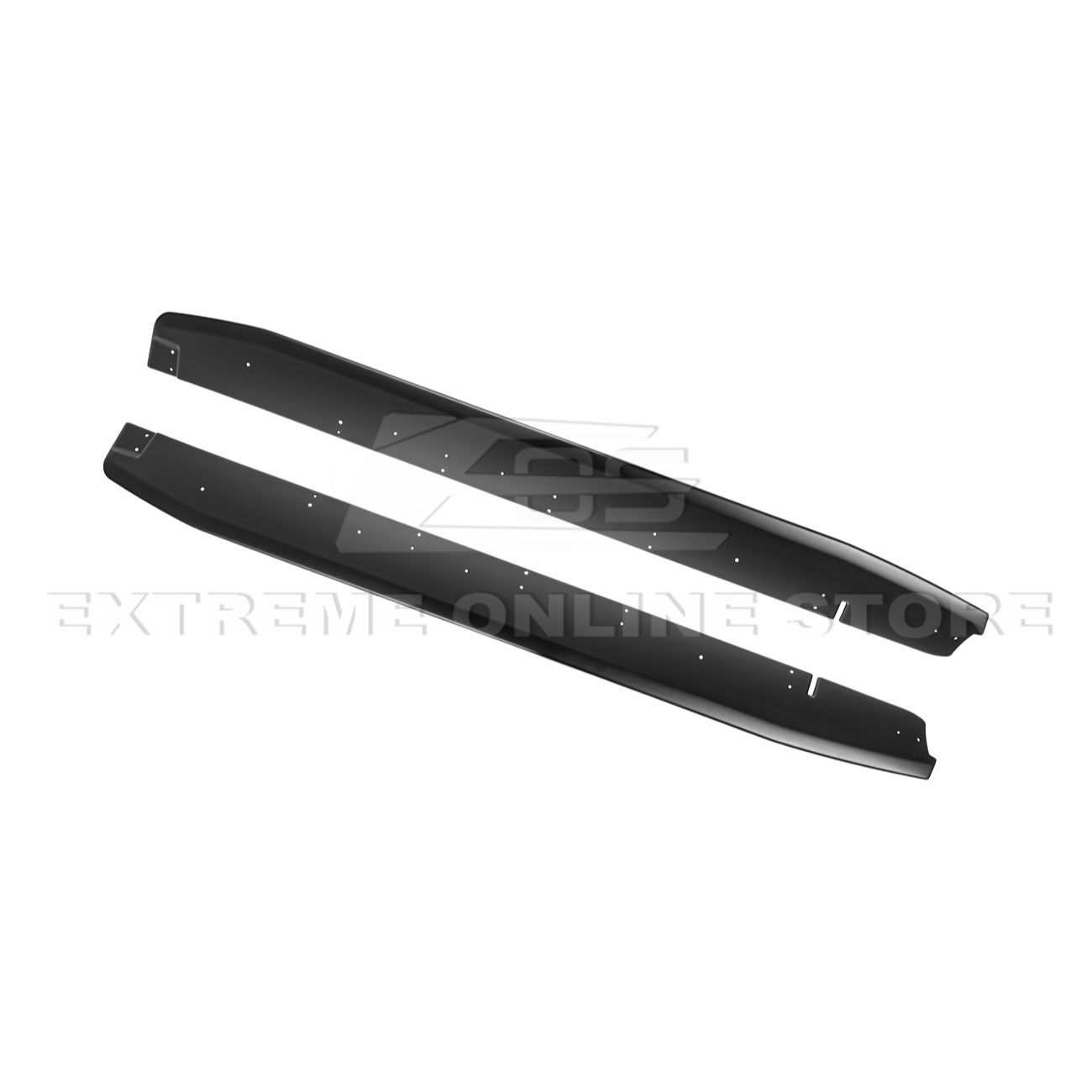 2022-Up Toyota GR86 AS Style ABS Plastic Matte Black Front Splitter Side Skirt