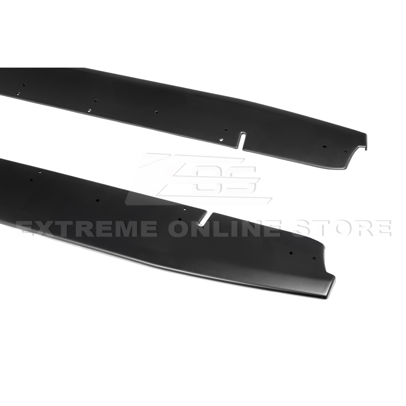 2022-Up Toyota GR86 AS Style ABS Plastic Matte Black Front Splitter Side Skirt