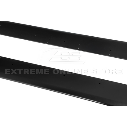2022-Up Toyota GR86 AS Style ABS Plastic Matte Black Front Splitter Side Skirt