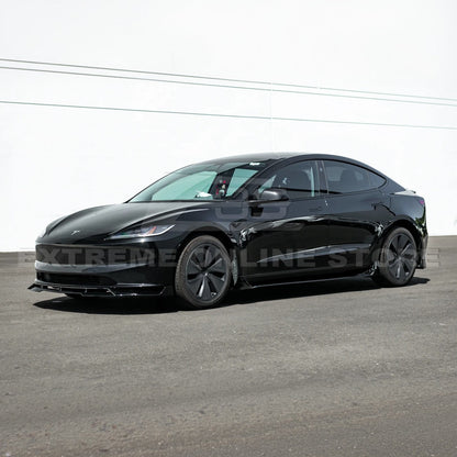 2024-Up Tesla Model 3 Performance Style Front Bumper Lip Splitter - FLIP-1131-ABS
