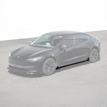 2024-Up Tesla Model 3 Performance Style Side Skirts Rocker Panel Pair - SS-1121-ABS