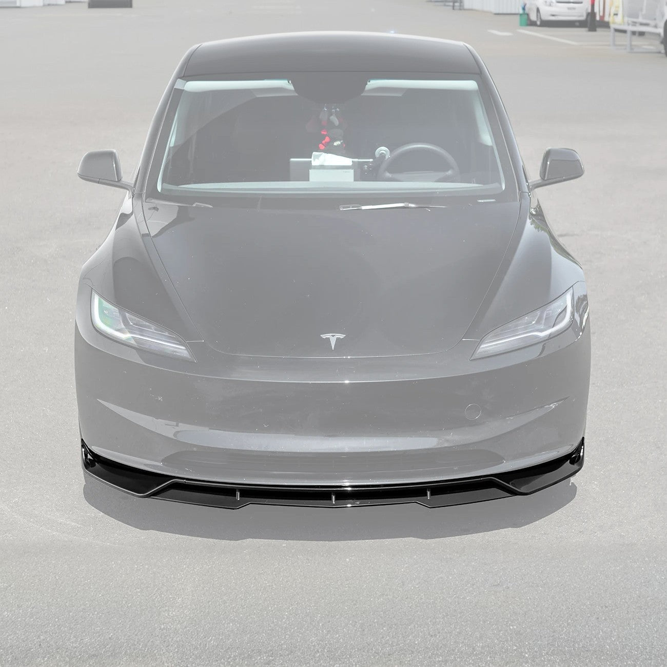 2024-Up Tesla Model 3 Performance Style Front Bumper Lip Splitter - FLIP-1131-ABS