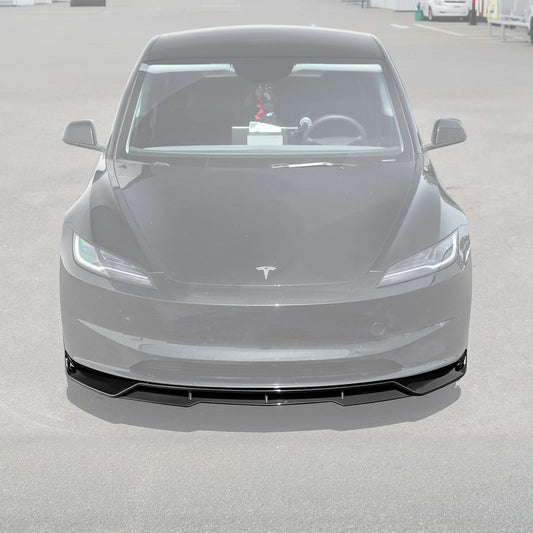 2024-Up Tesla Model 3 Performance Style Front Bumper Lip Splitter - FLIP-1131-ABS