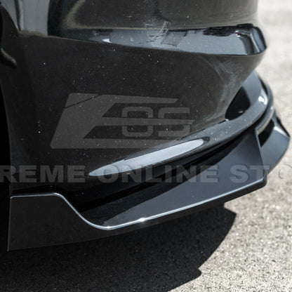 2024-Up Tesla Model 3 Performance Style Front Bumper Lip Splitter - FLIP-1131-ABS