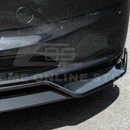 2024-Up Tesla Model 3 Performance Style Front Bumper Lip Splitter - FLIP-1131-ABS