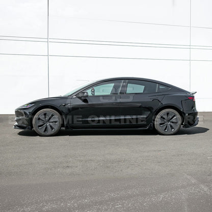 2024-Up Tesla Model 3 Track Style Side Skirts Rocker Panel - SS-1132-ABS