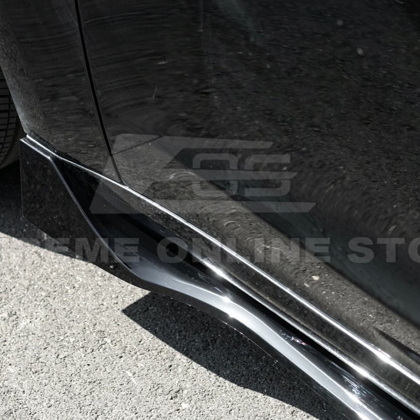 2024-Up Tesla Model 3 Performance Style Side Skirts Rocker Panel Pair - SS-1121-ABS