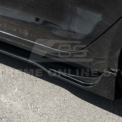 2024-Up Tesla Model 3 Track Style Side Skirts Rocker Panel - SS-1132-ABS