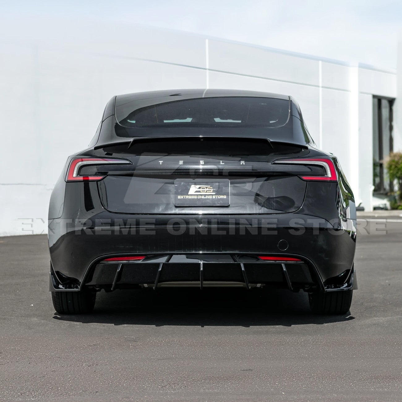 2024-Up Tesla Model 3 Performance Style Rear Trunk Wing Spoiler - SPOILER-1134-ABS