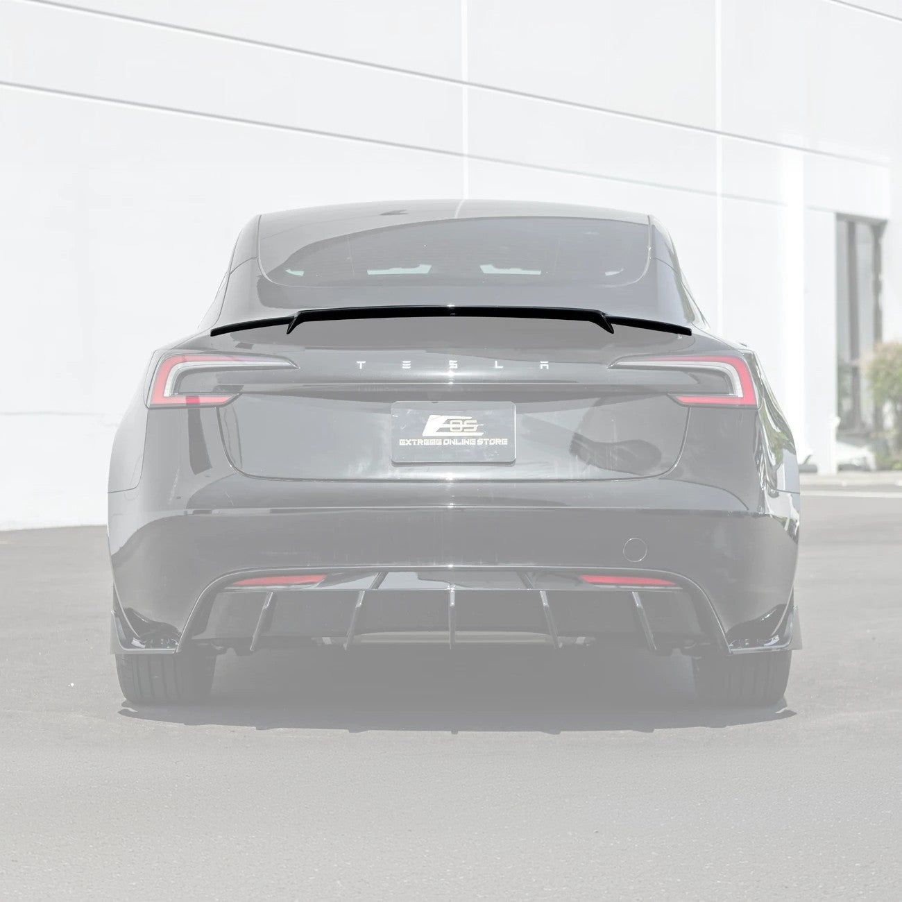 2024-Up Tesla Model 3 Performance Style Rear Trunk Wing Spoiler - SPOILER-1134-ABS