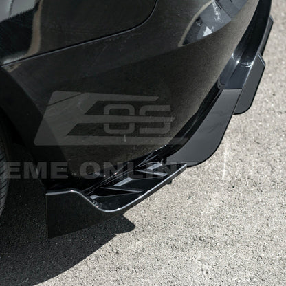 2024-Up Tesla Model 3 Performance Style Rear Bumper Diffuser Lip - DIFF-1133-ABS