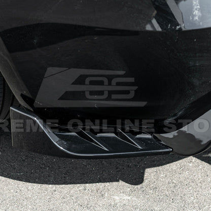2024-Up Tesla Model 3 Performance Style Rear Bumper Diffuser Lip - DIFF-1133-ABS